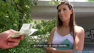 POV पार्क बकवास संग प्यारा युरोपेली शौकिया